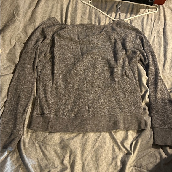 Seaworld Orlando Grey wide neck off shoulder sweatshirt - Picture 4 of 4